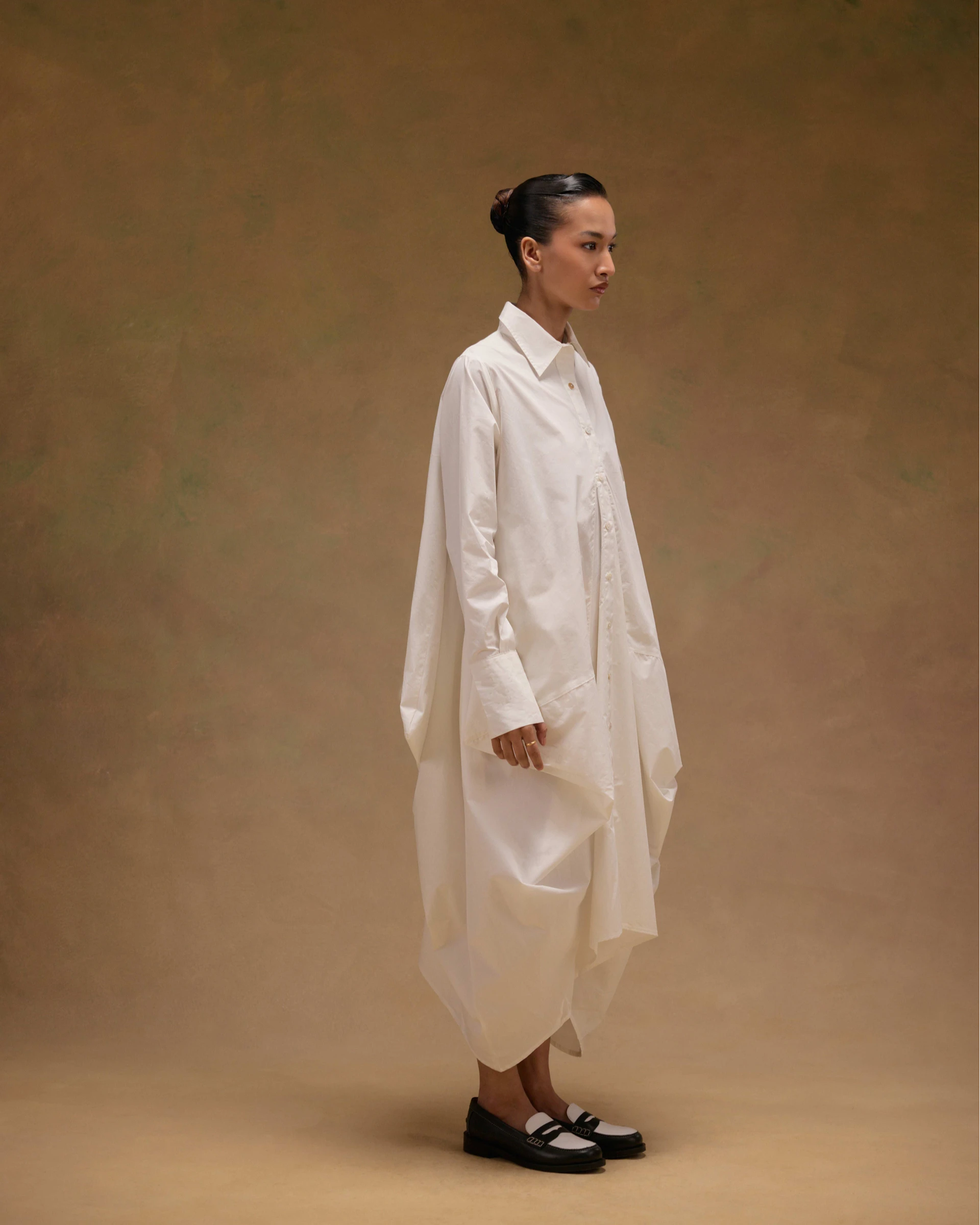 Ivy Crushed Shirt Dress