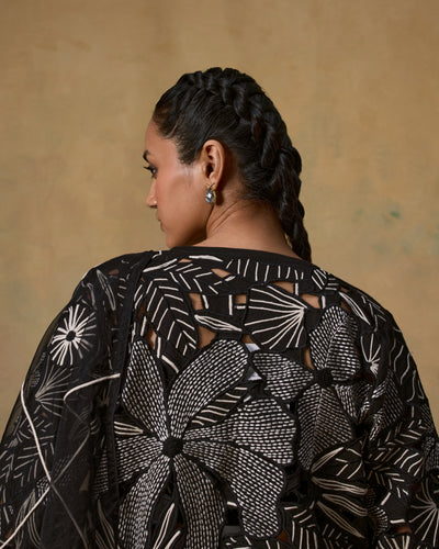 MJ Cutwork Jacket Set