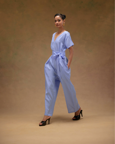 Hiri Sky Blue Jumpsuit