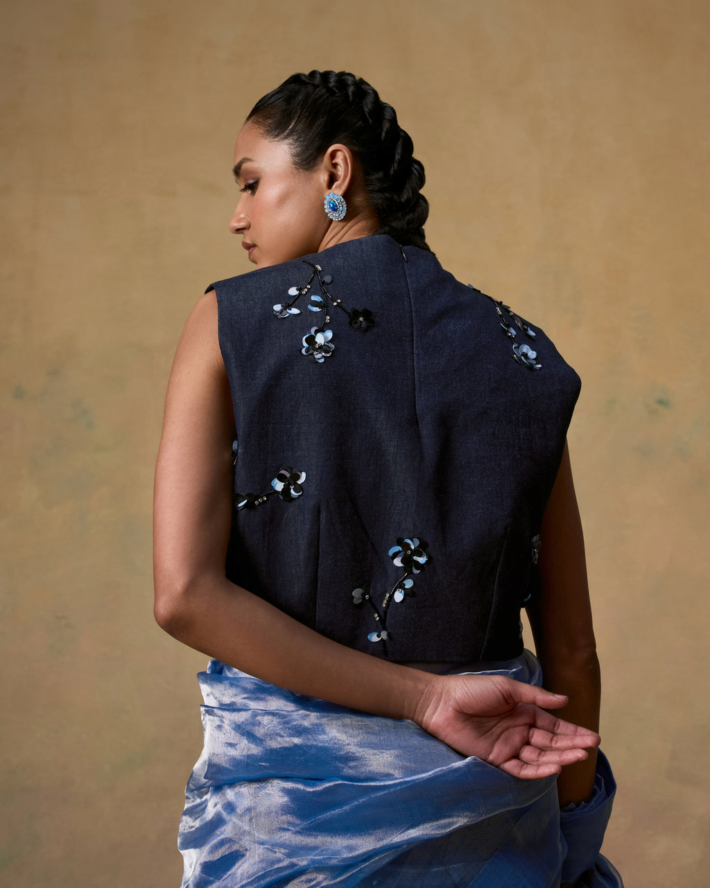 Calla Denim Crop Top