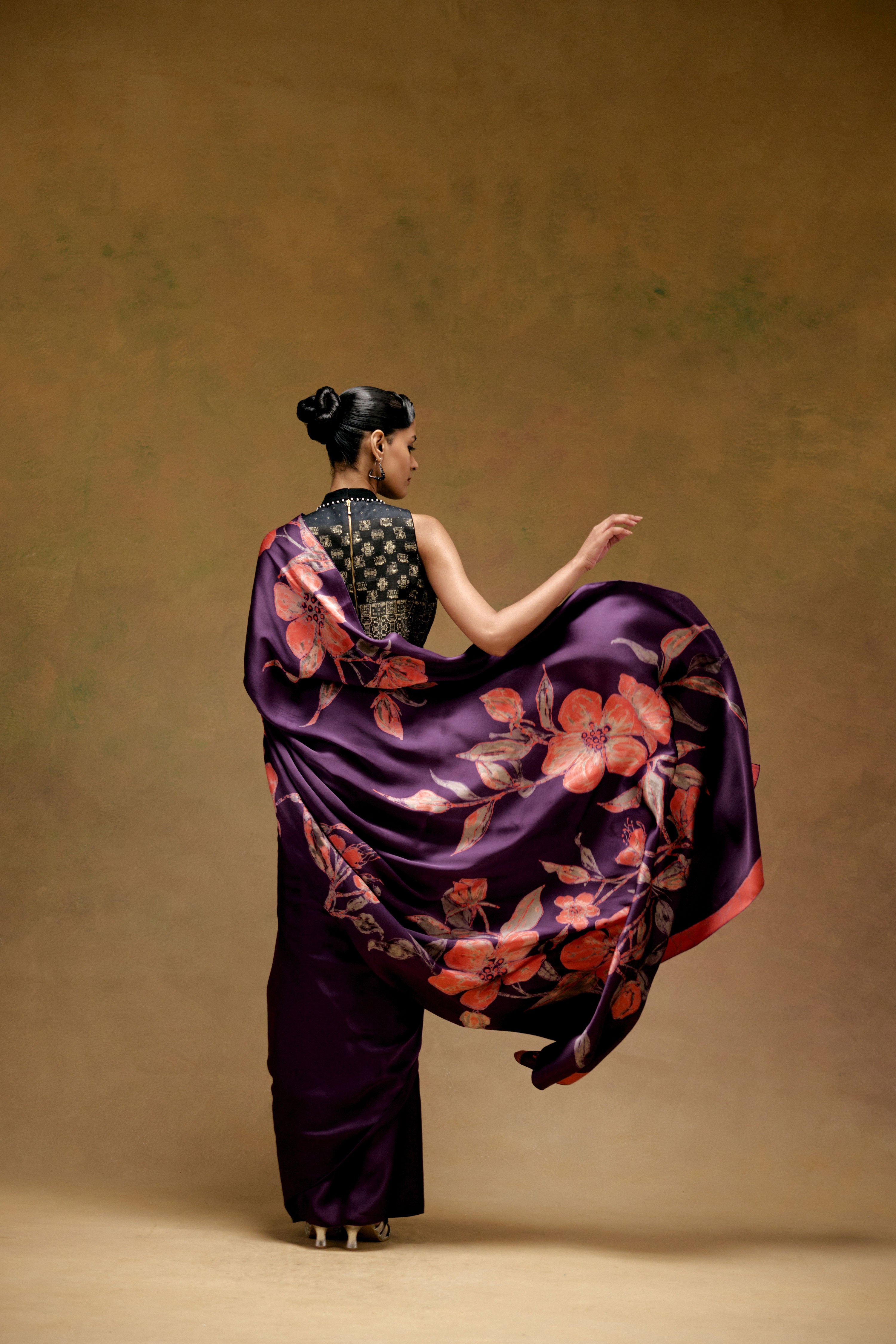 Amethyst Saree