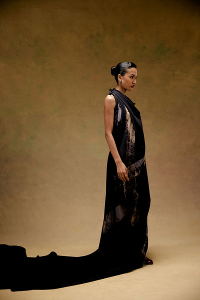 Noir Zari Saree