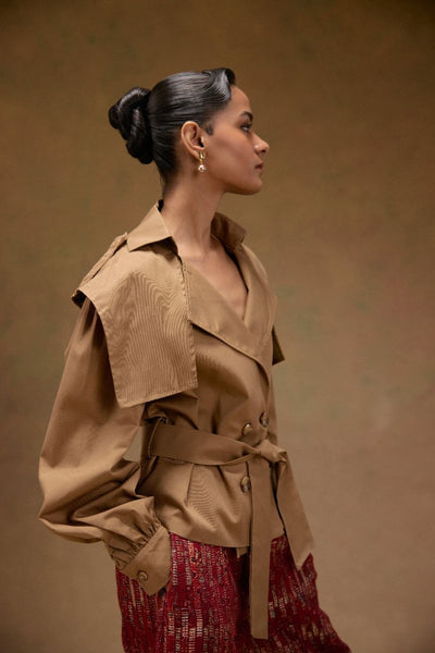 Denote Trench Jacket with Belt