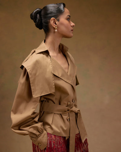 Denote Trench Jacket with Belt