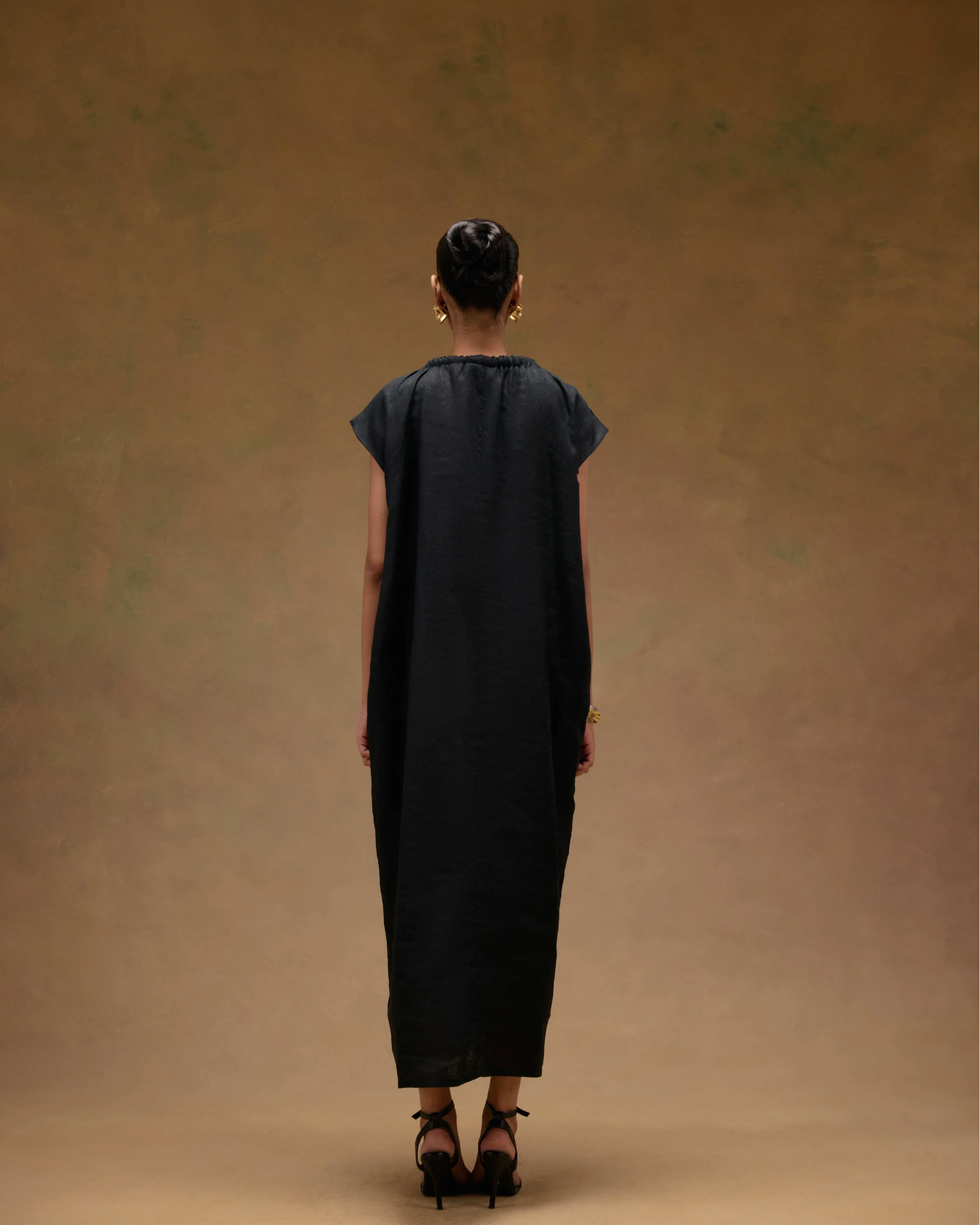 Deesse V-neck Dress with rope detailing