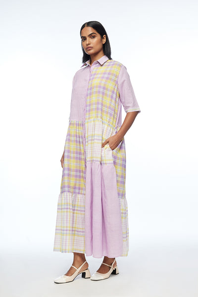 Setigera Check Dress