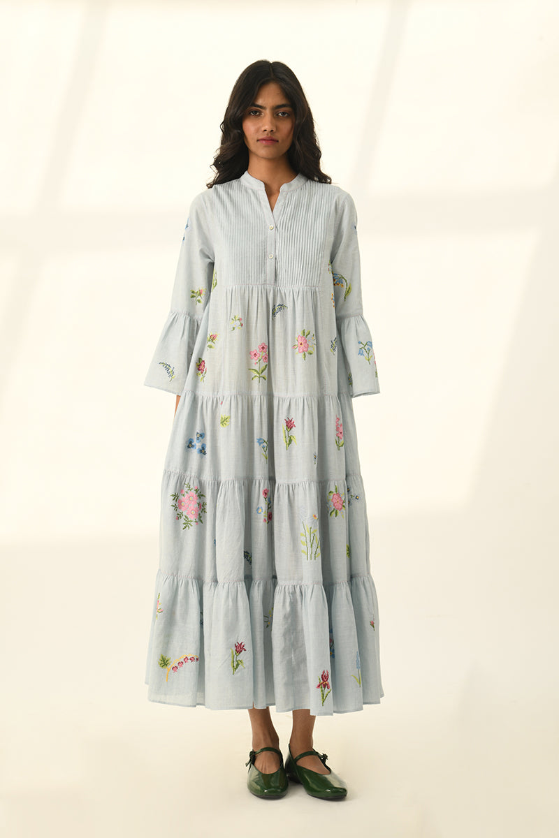 Corymbifera Embroidered Dress