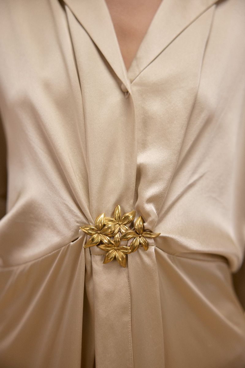Tilly Camp Collar Buckle Dress