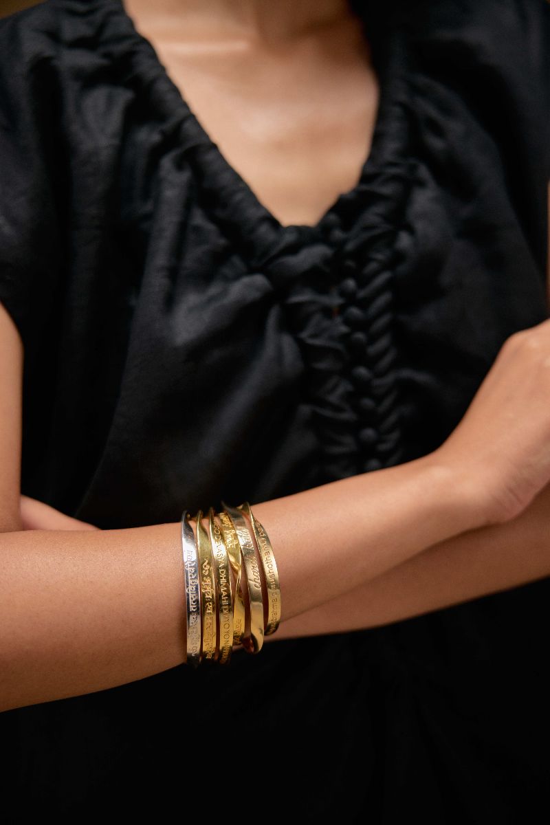 Deesse V-neck Dress with rope detailing