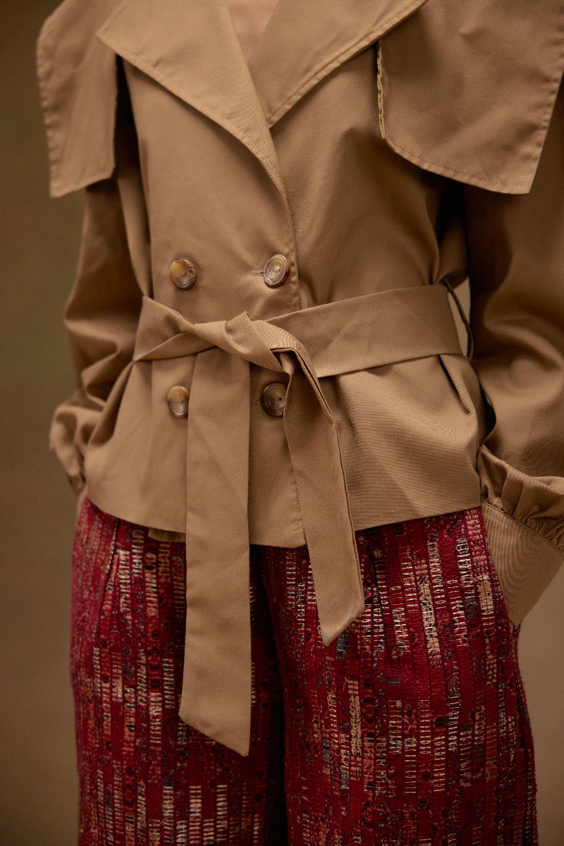 Denote Trench Jacket with Belt