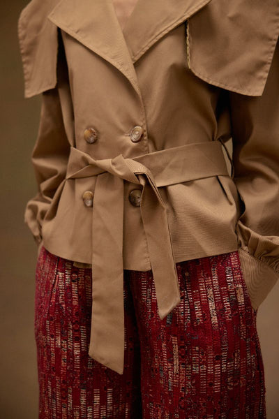 Denote Trench Jacket with Belt