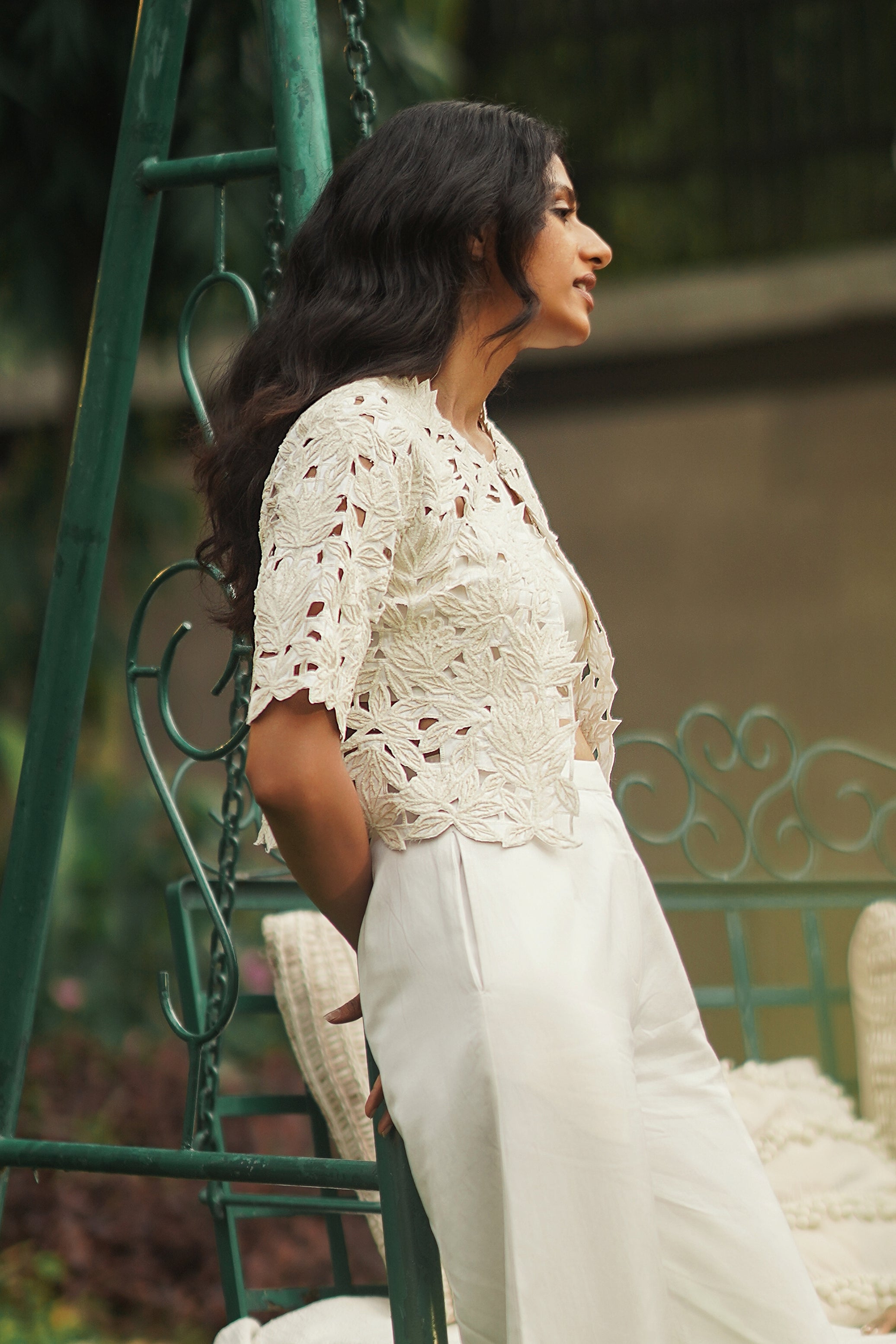Petals Cutwork Jacket