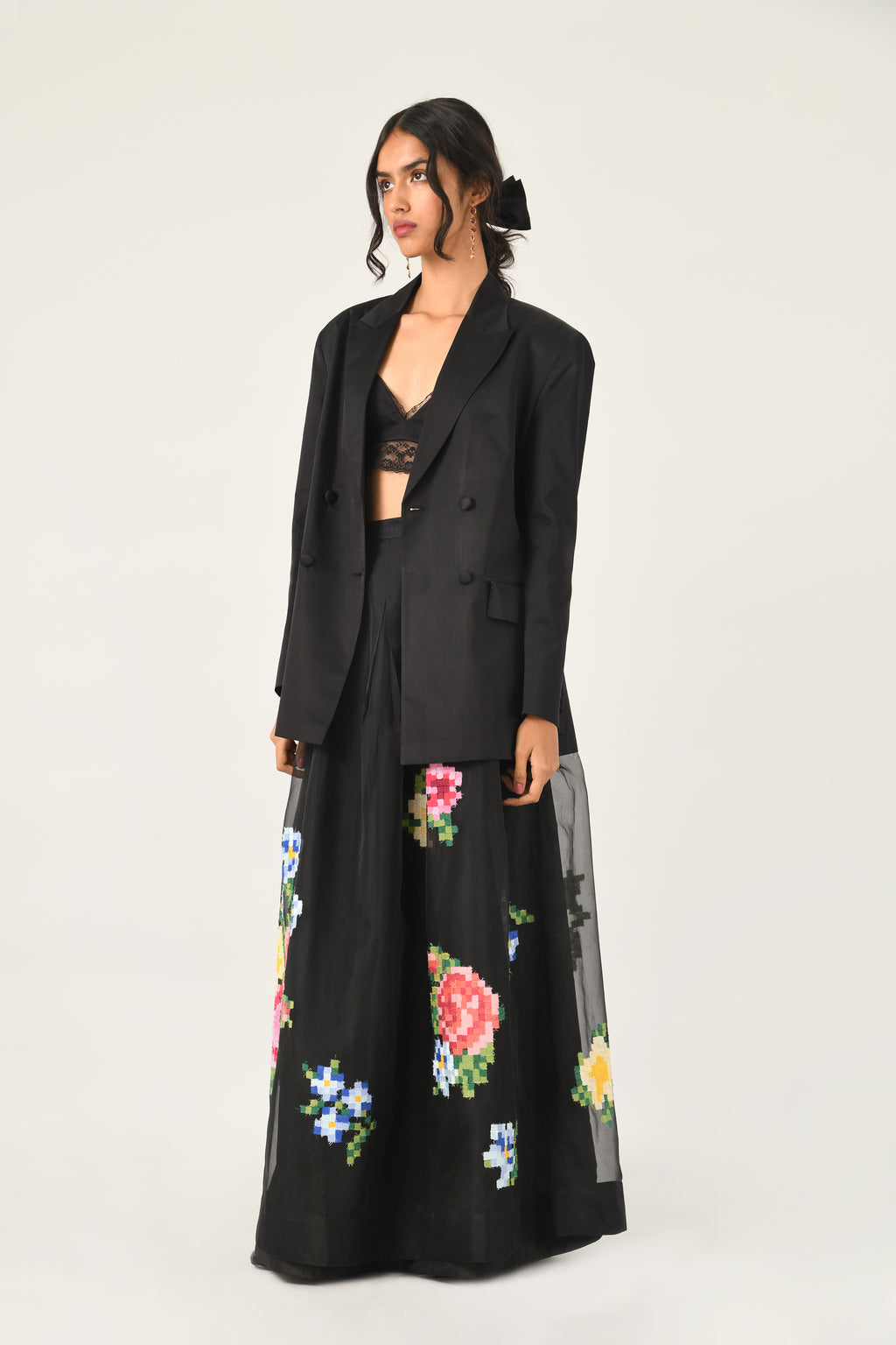Gertrude Digital Embroidered Skirt