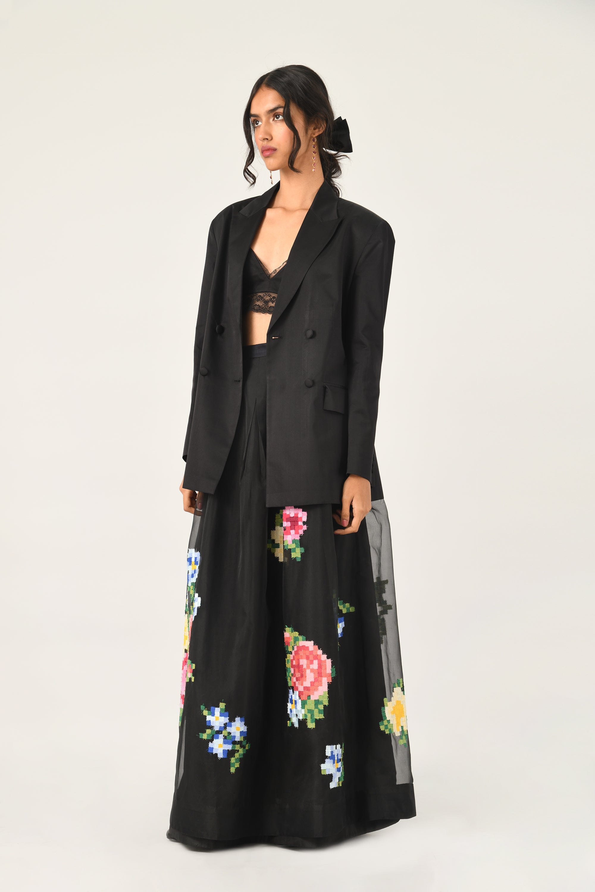 Gertrude Digital Embroidered Skirt