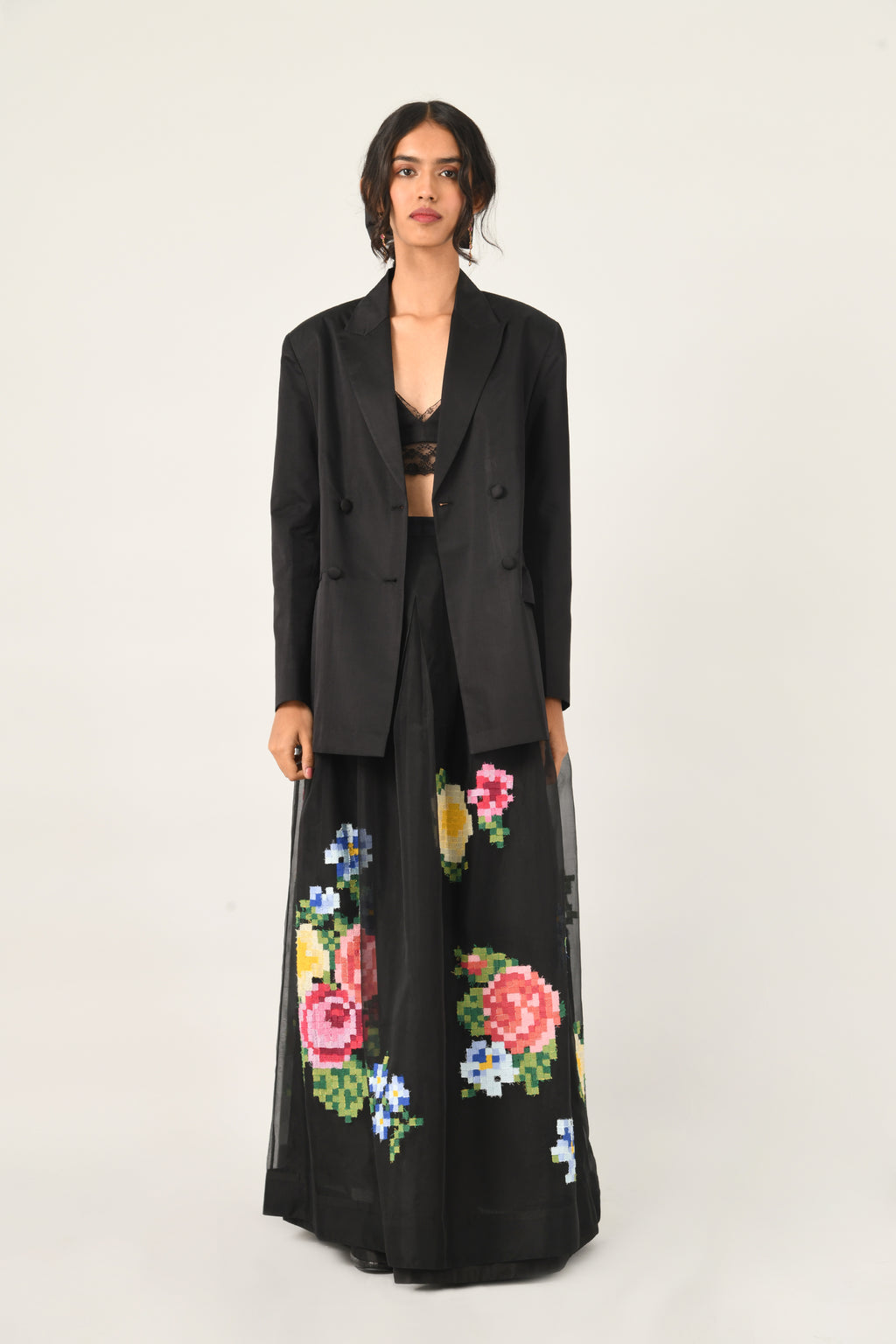 Gertrude Digital Embroidered Skirt