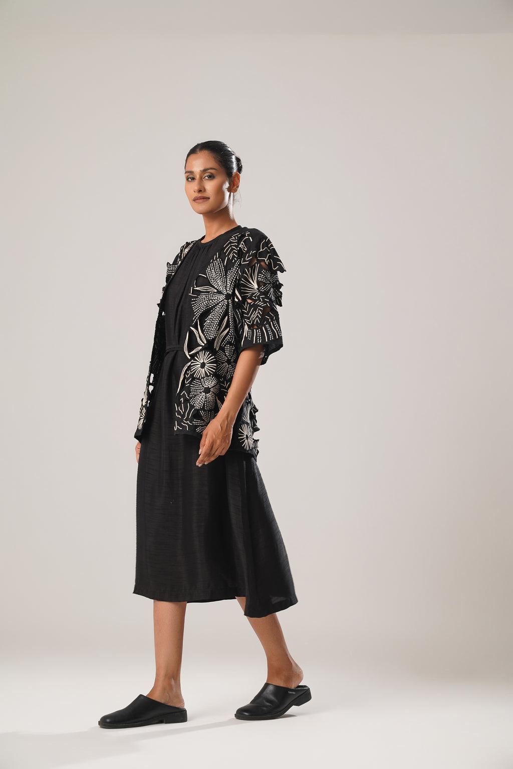 MJ Cutwork Jacket Set