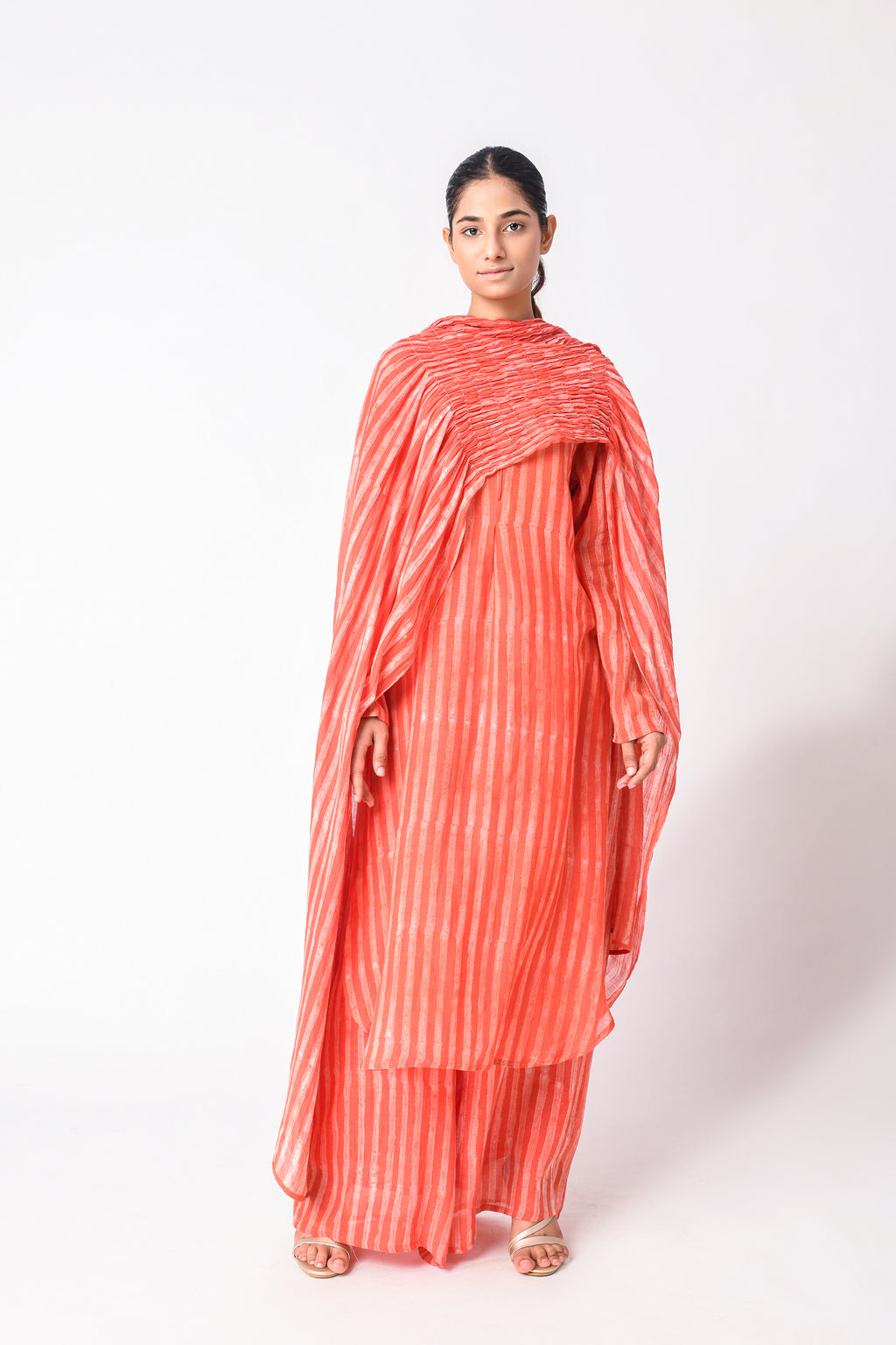 CORAL DUPATTA SET