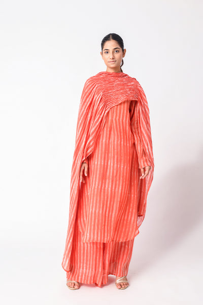CORAL DUPATTA SET