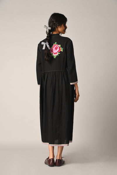 Bella Applique Embroidery Dress