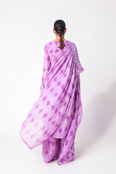 PLUM DUPATTA SET