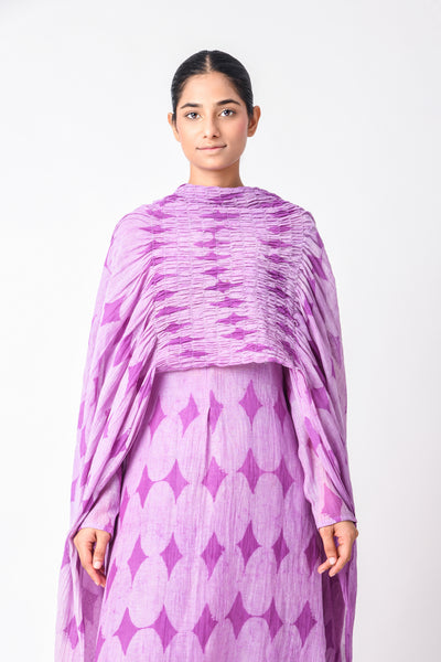 PLUM DUPATTA SET