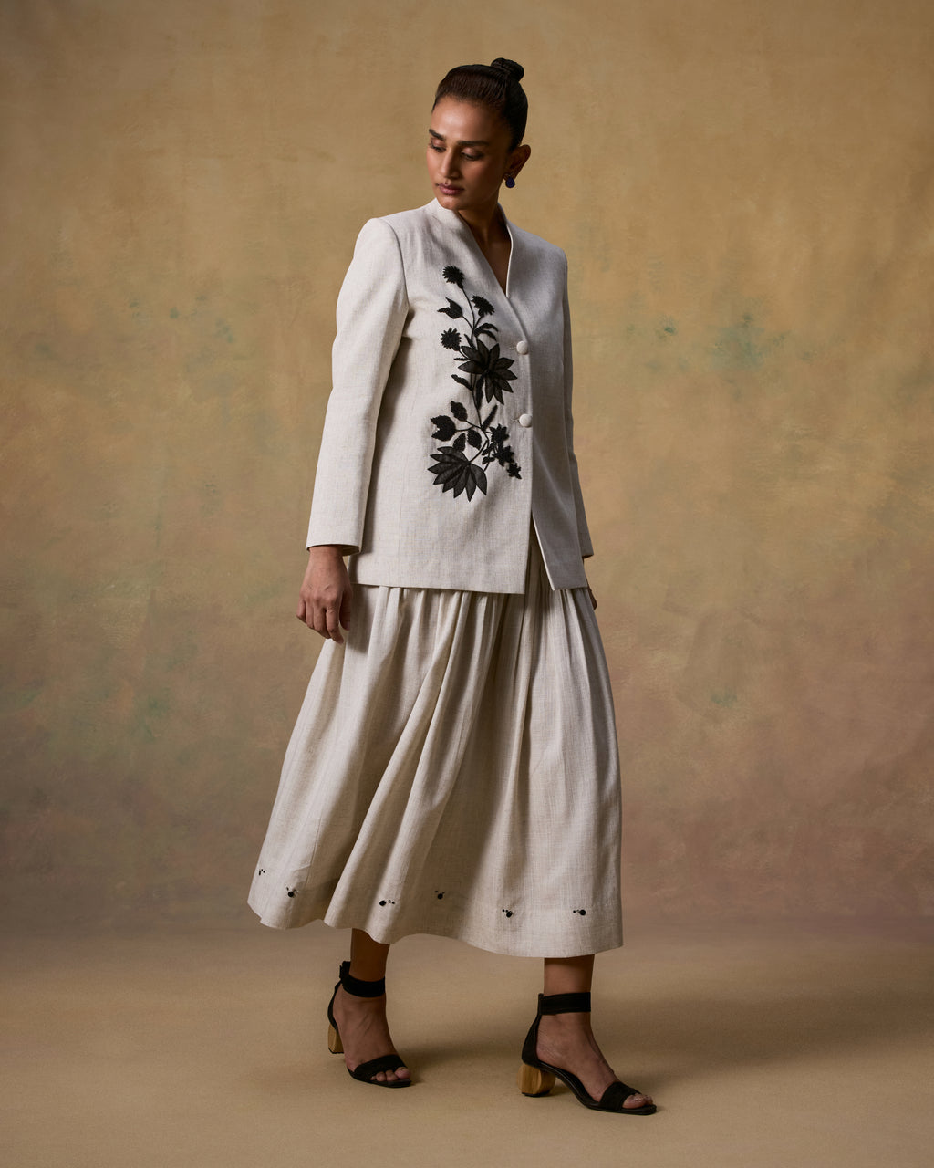 Tiger Lily Linen Skirt