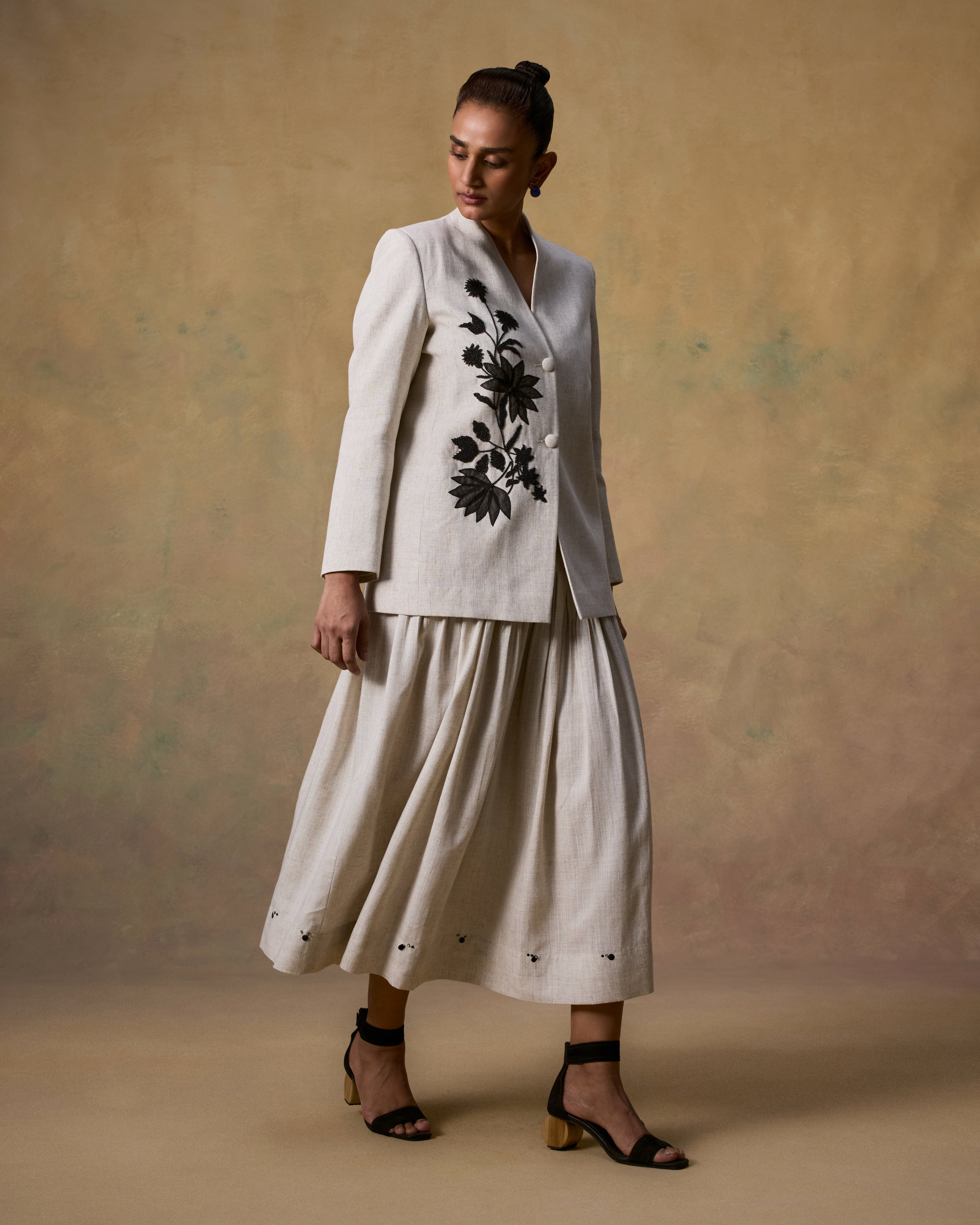 Tiger Lily Linen Skirt