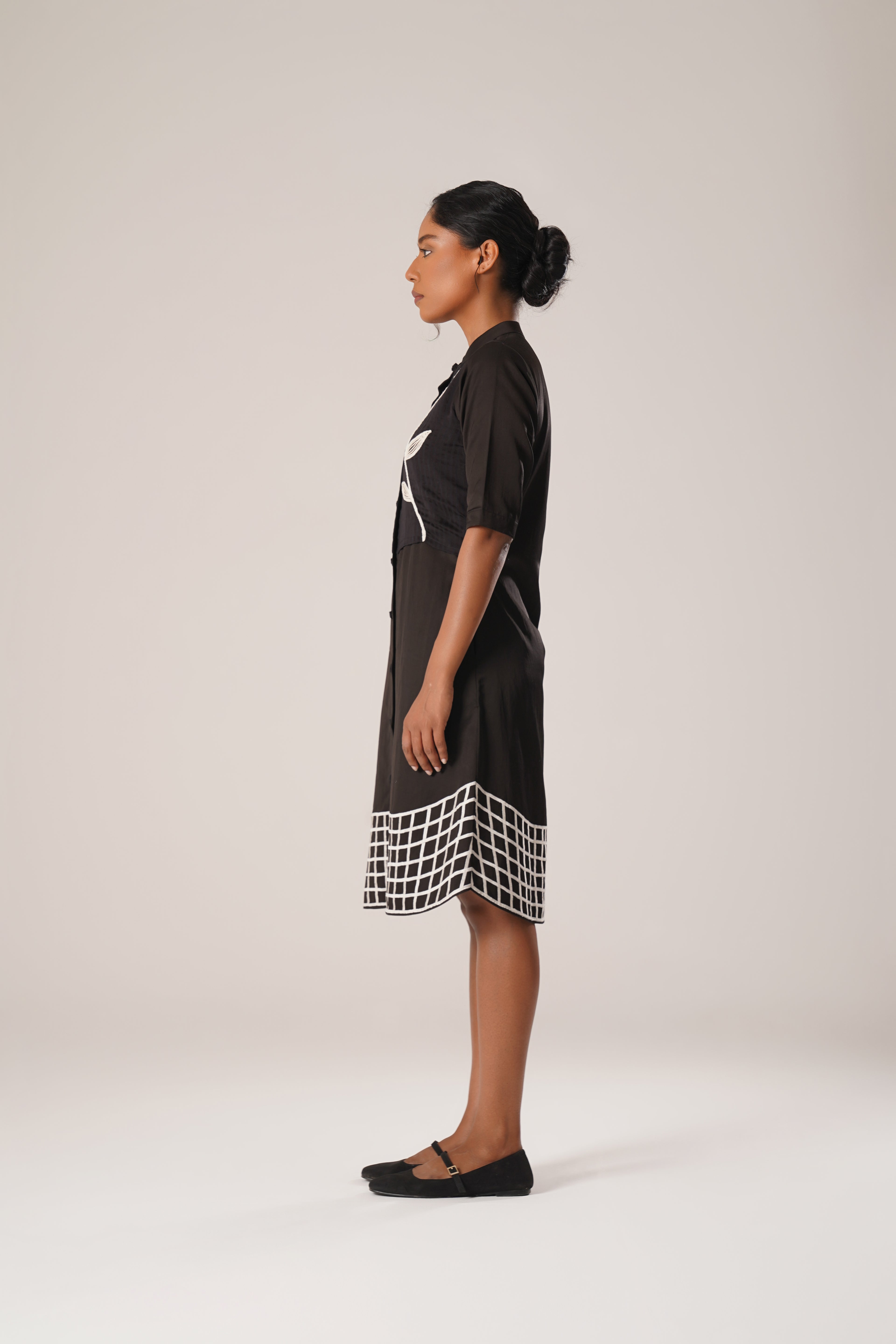 Leafline Shirt Dress