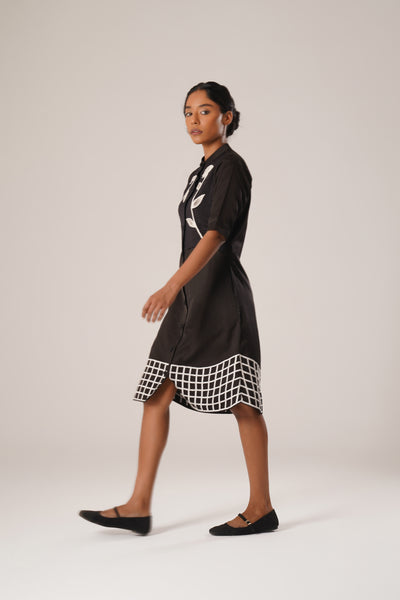 Leafline Shirt Dress