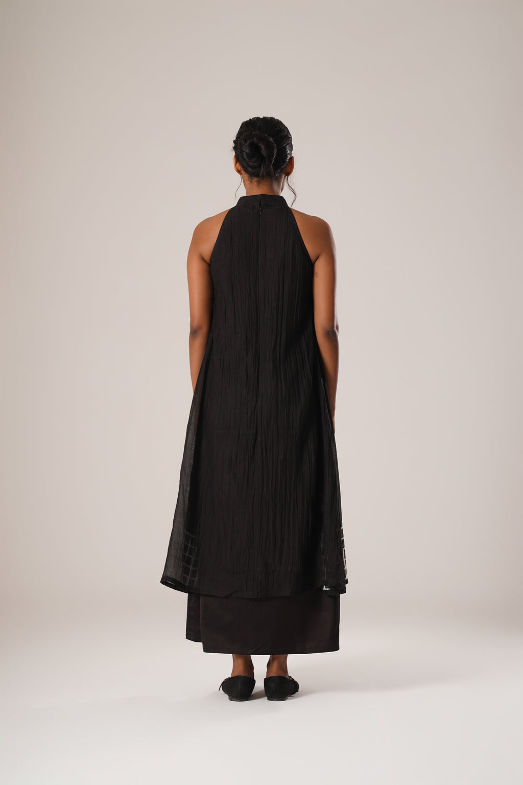 Windowleaf Halter Dress