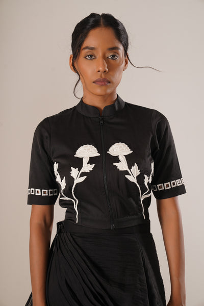 Garden Grid Blouse