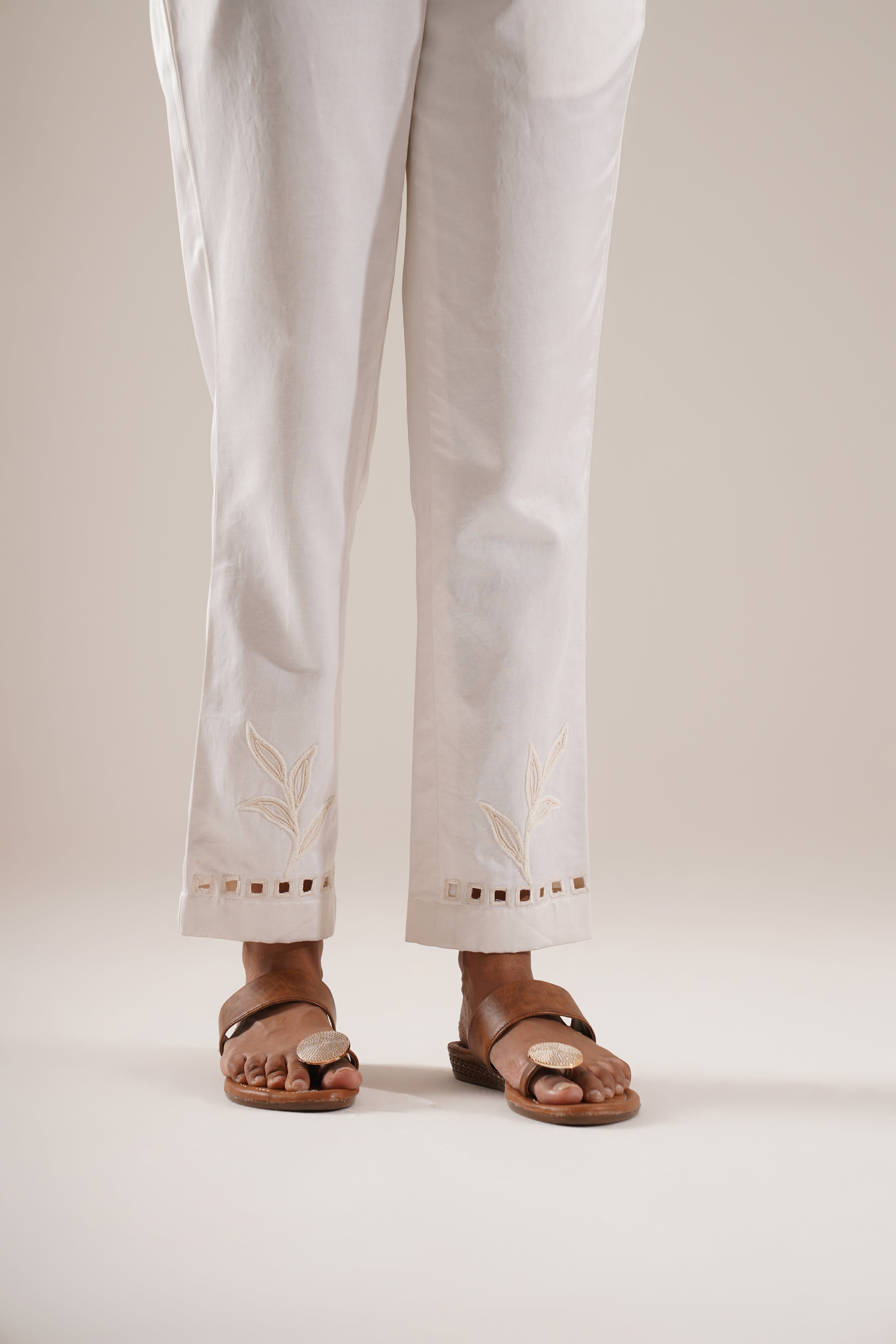 Framed Leaf Pants