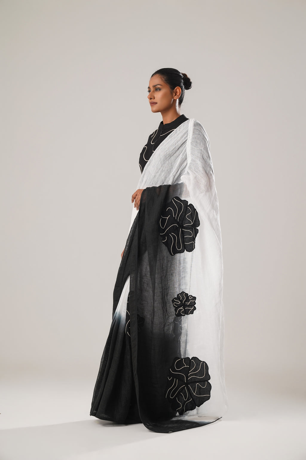 MJ Ombre Floral Saree