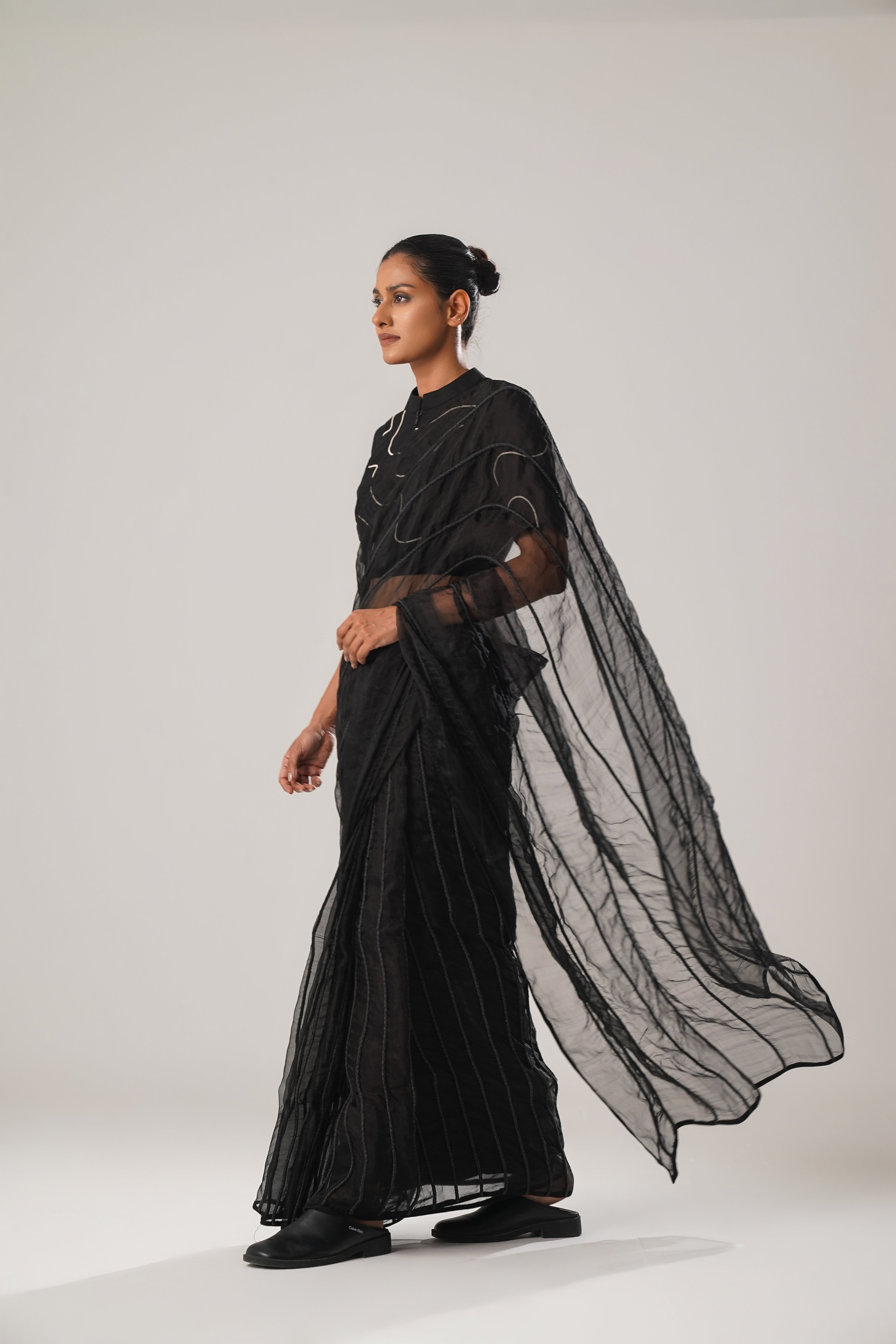MJ Black Dori Saree