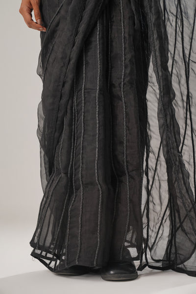 MJ Black Dori Saree