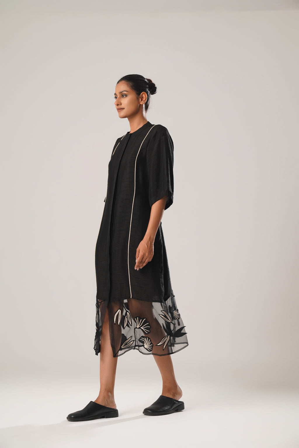 MJ Organza Panel Dress