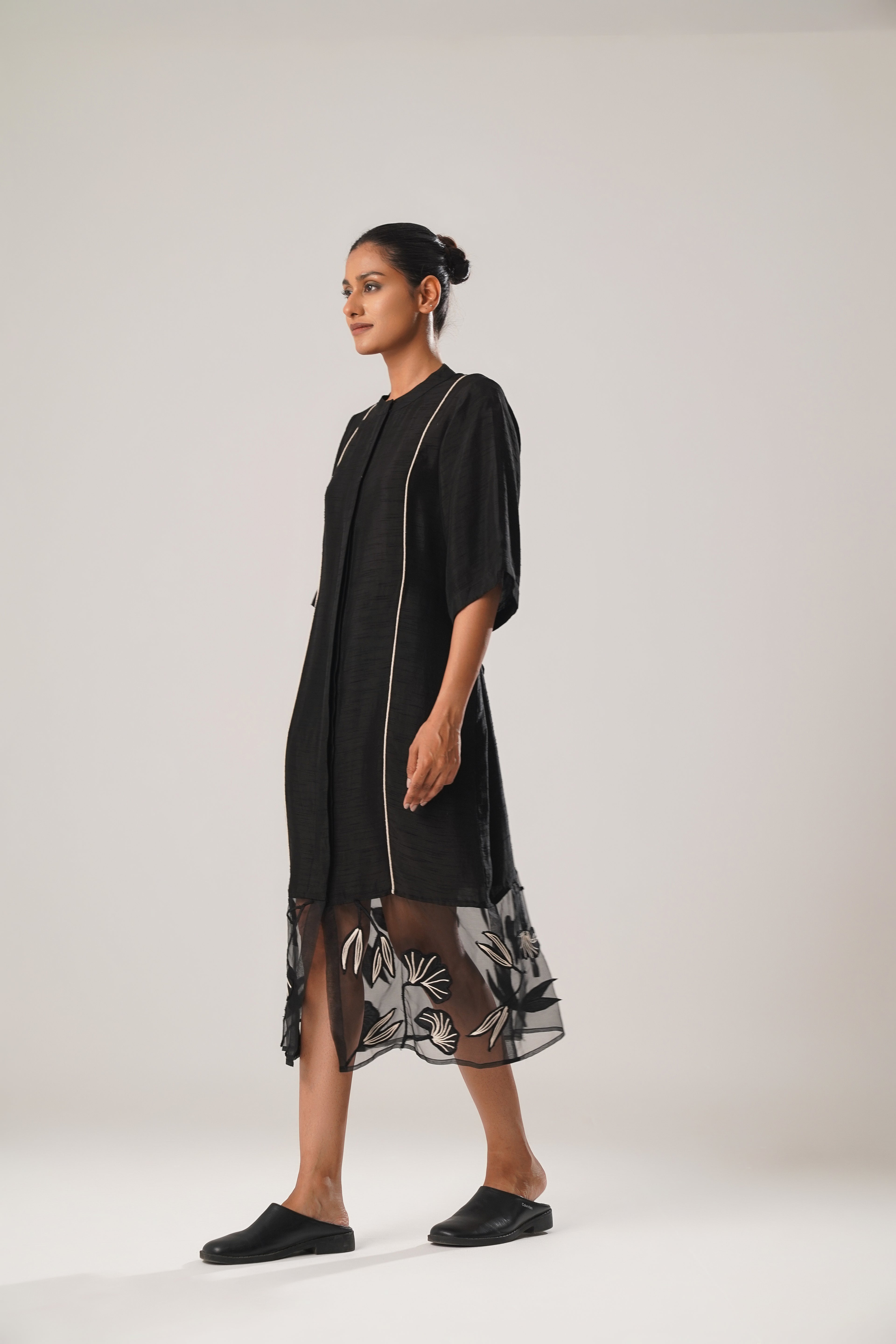 MJ Organza Panel Dress