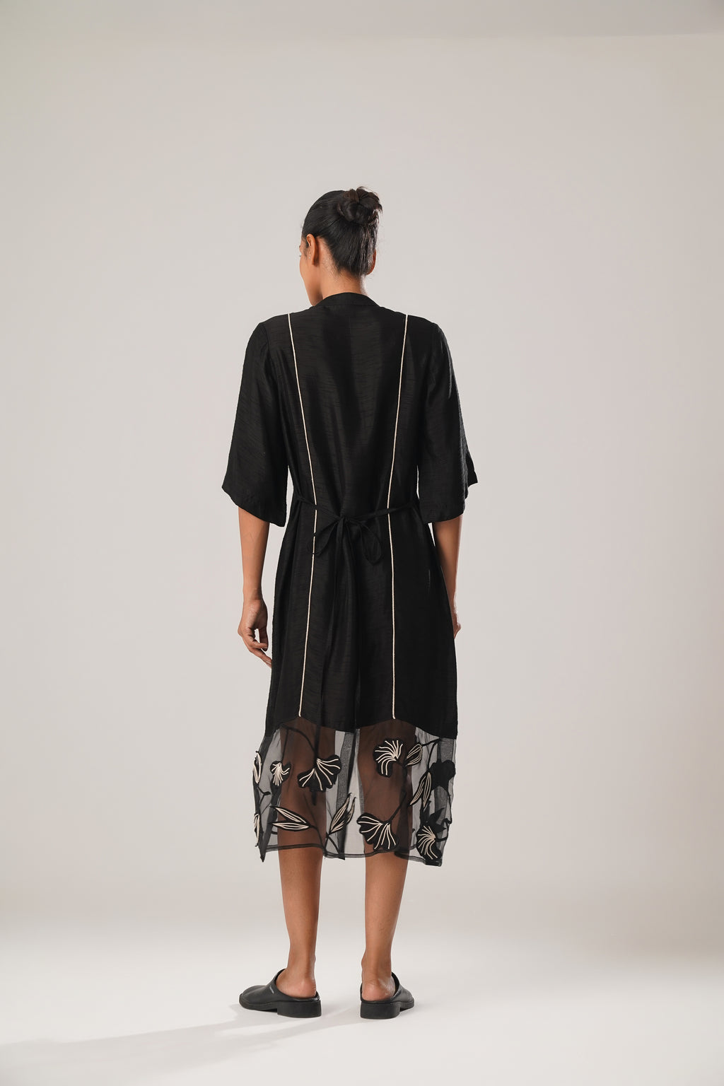 MJ Organza Panel Dress