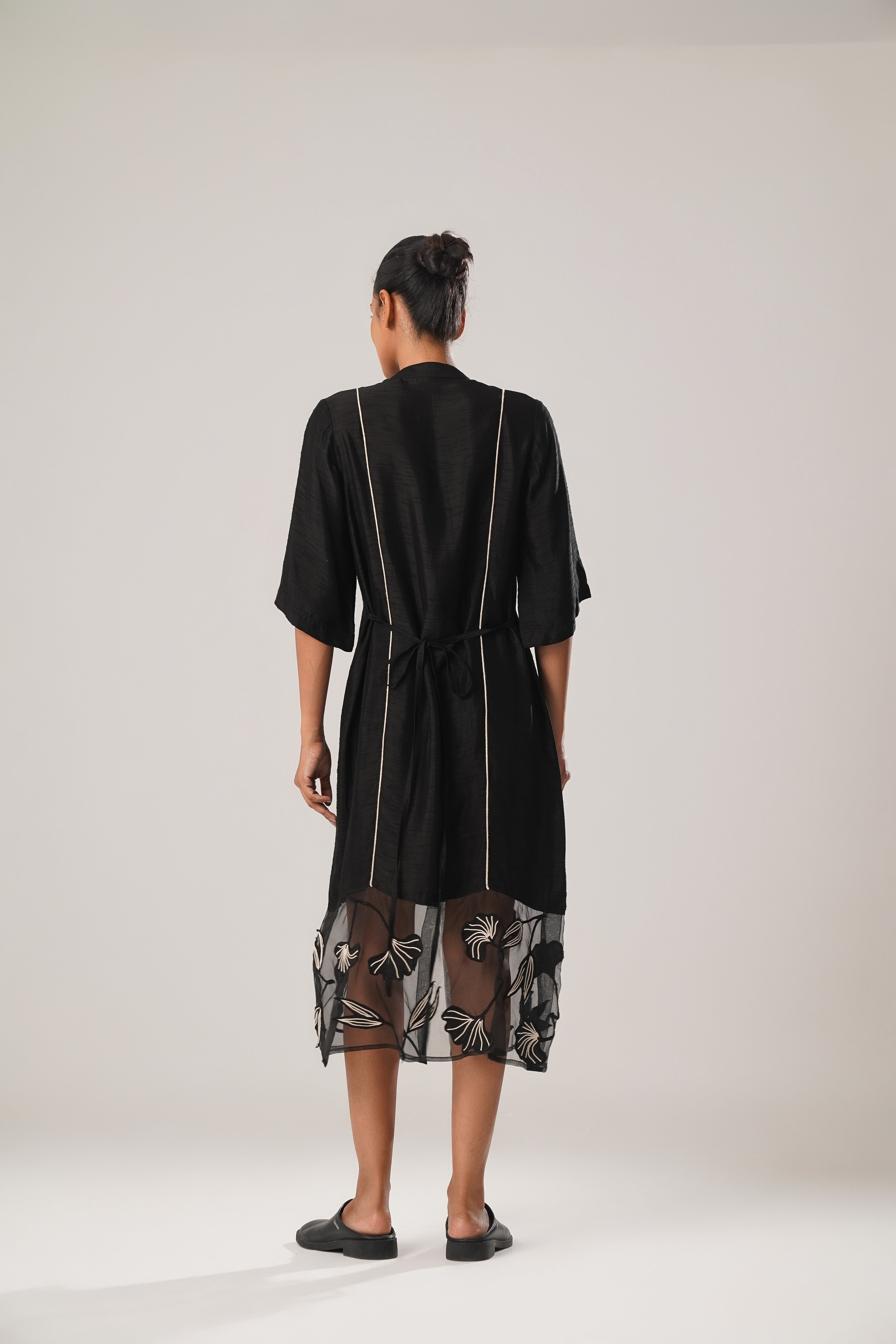 MJ Organza Panel Dress