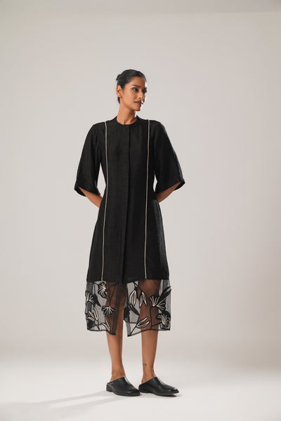 MJ Organza Panel Dress