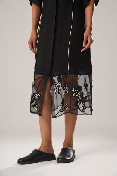 MJ Organza Panel Dress