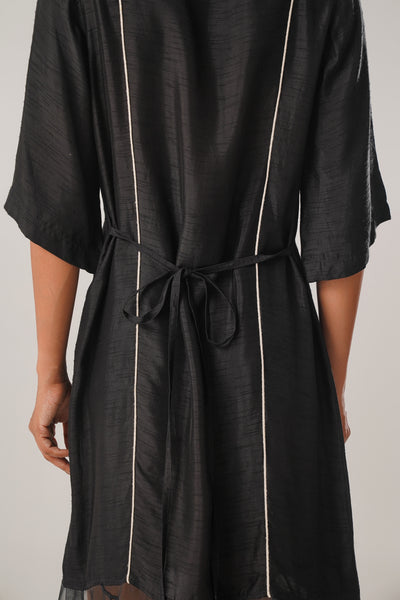 MJ Organza Panel Dress