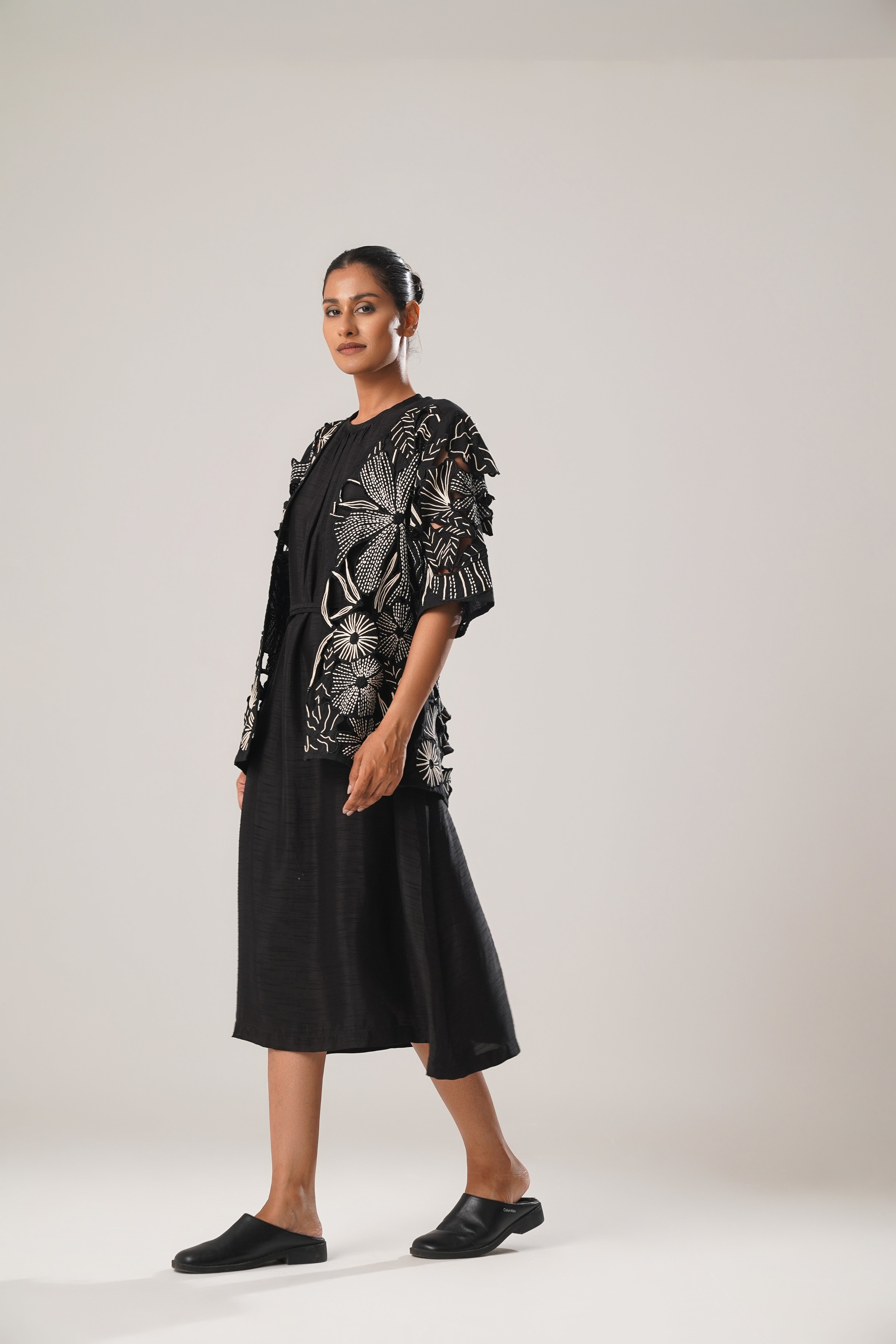 MJ Cutwork Jacket Set