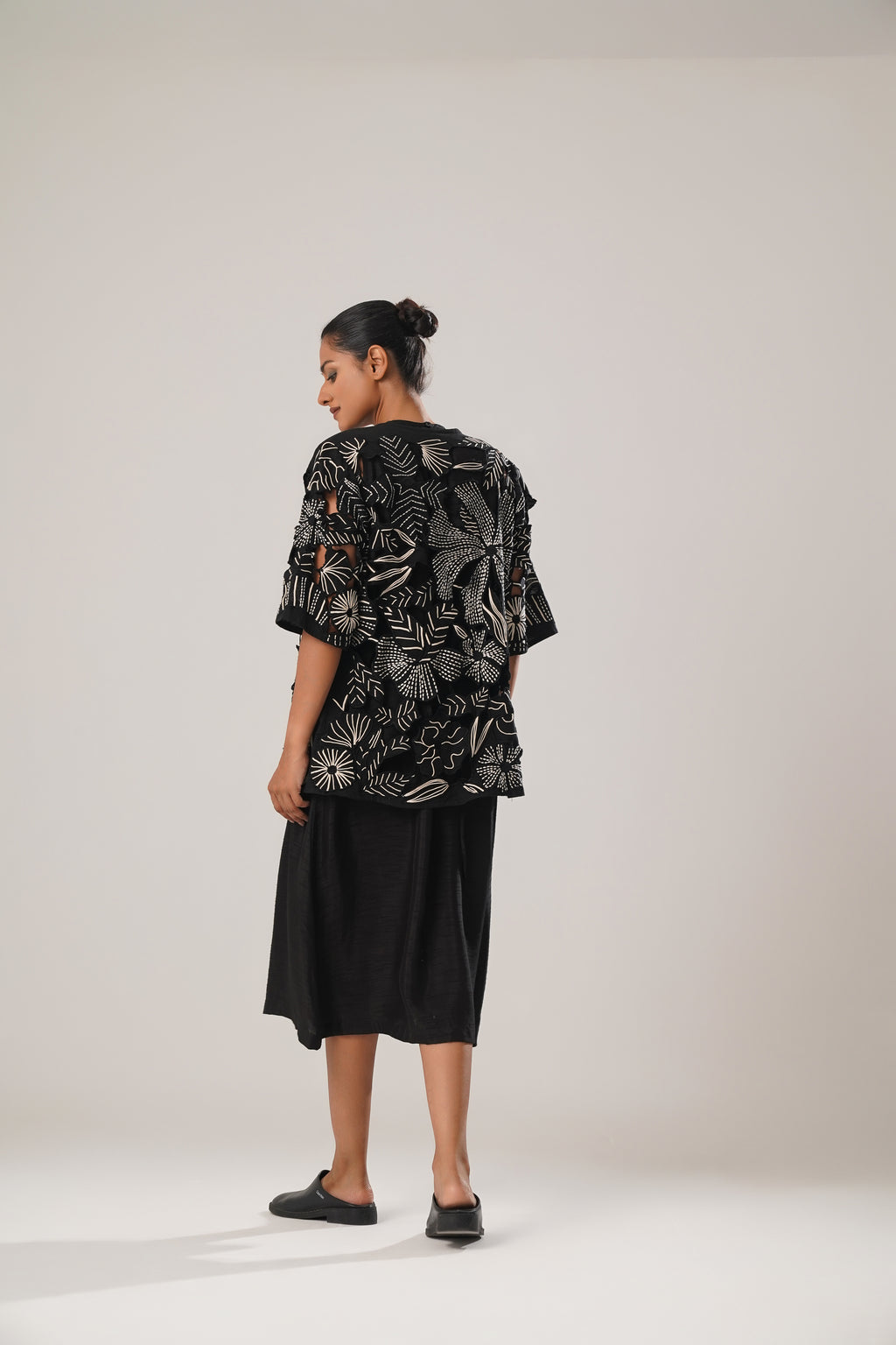 MJ Cutwork Jacket Set