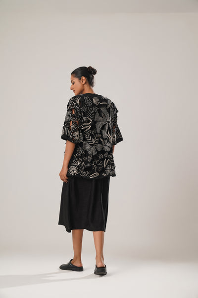 MJ Cutwork Jacket Set