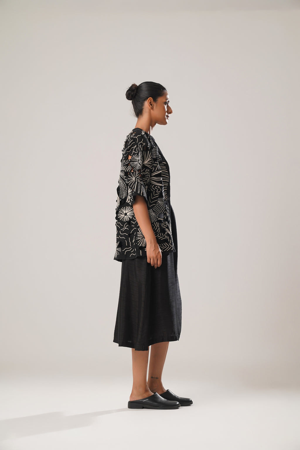 MJ Cutwork Jacket Set