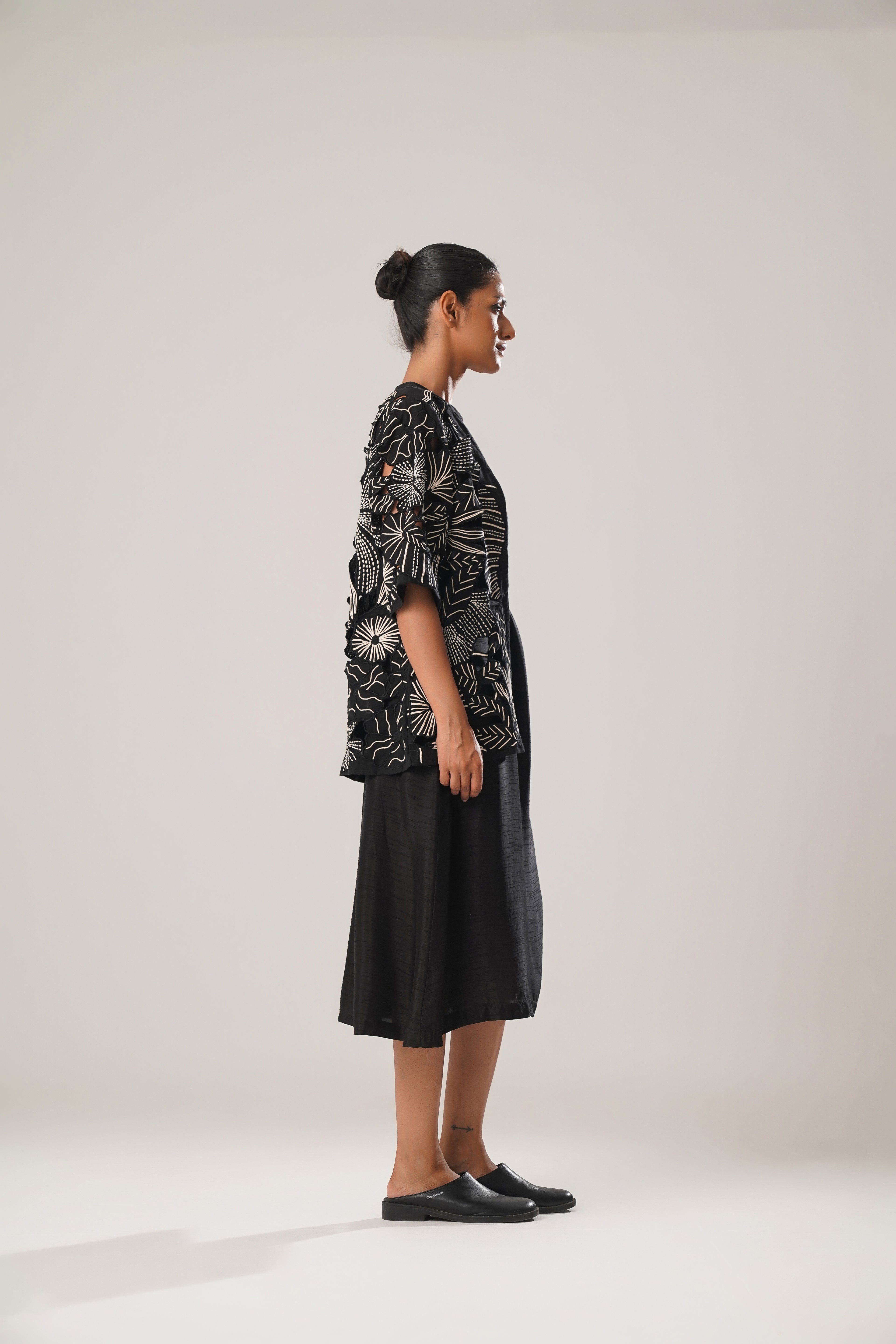 MJ Cutwork Jacket Set