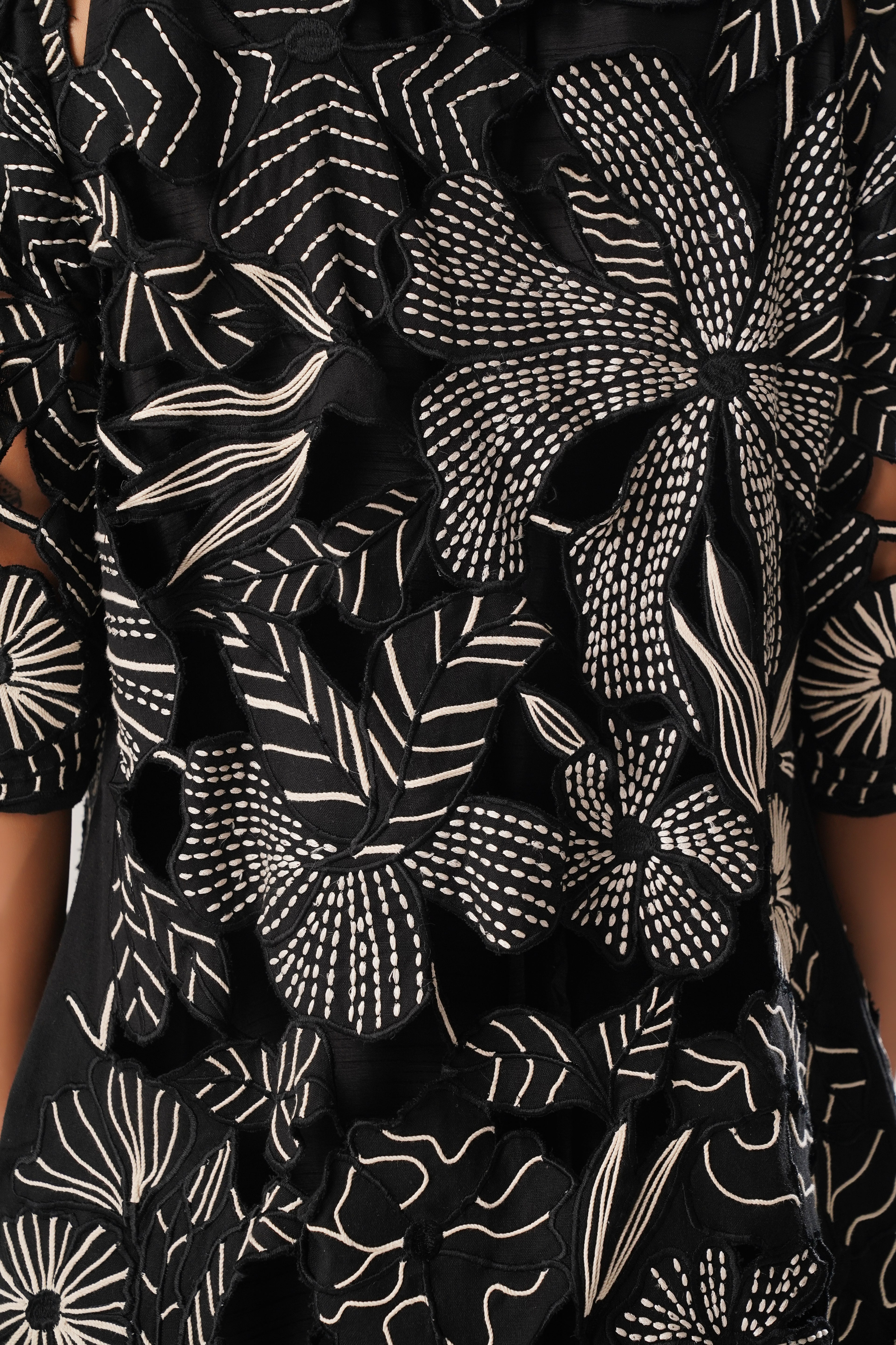 MJ Cutwork Jacket Set