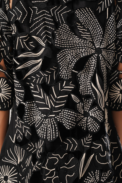 MJ Cutwork Jacket Set