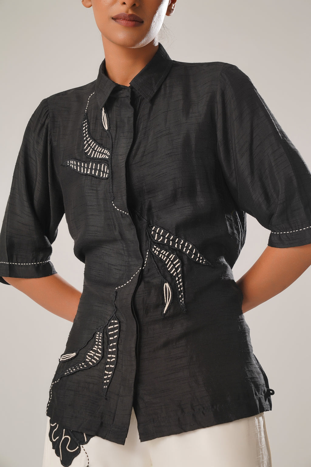 MJ Black Tie Shirt
